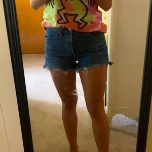 Levi’s 501 denim jean shorts